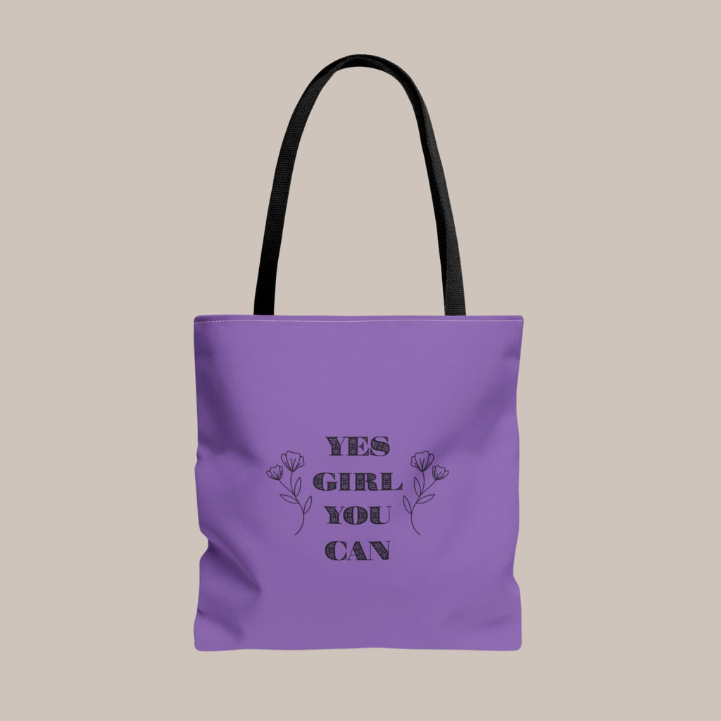 Yes Girl You Can Tote Bag – Motivational Shopper Bag - LILA