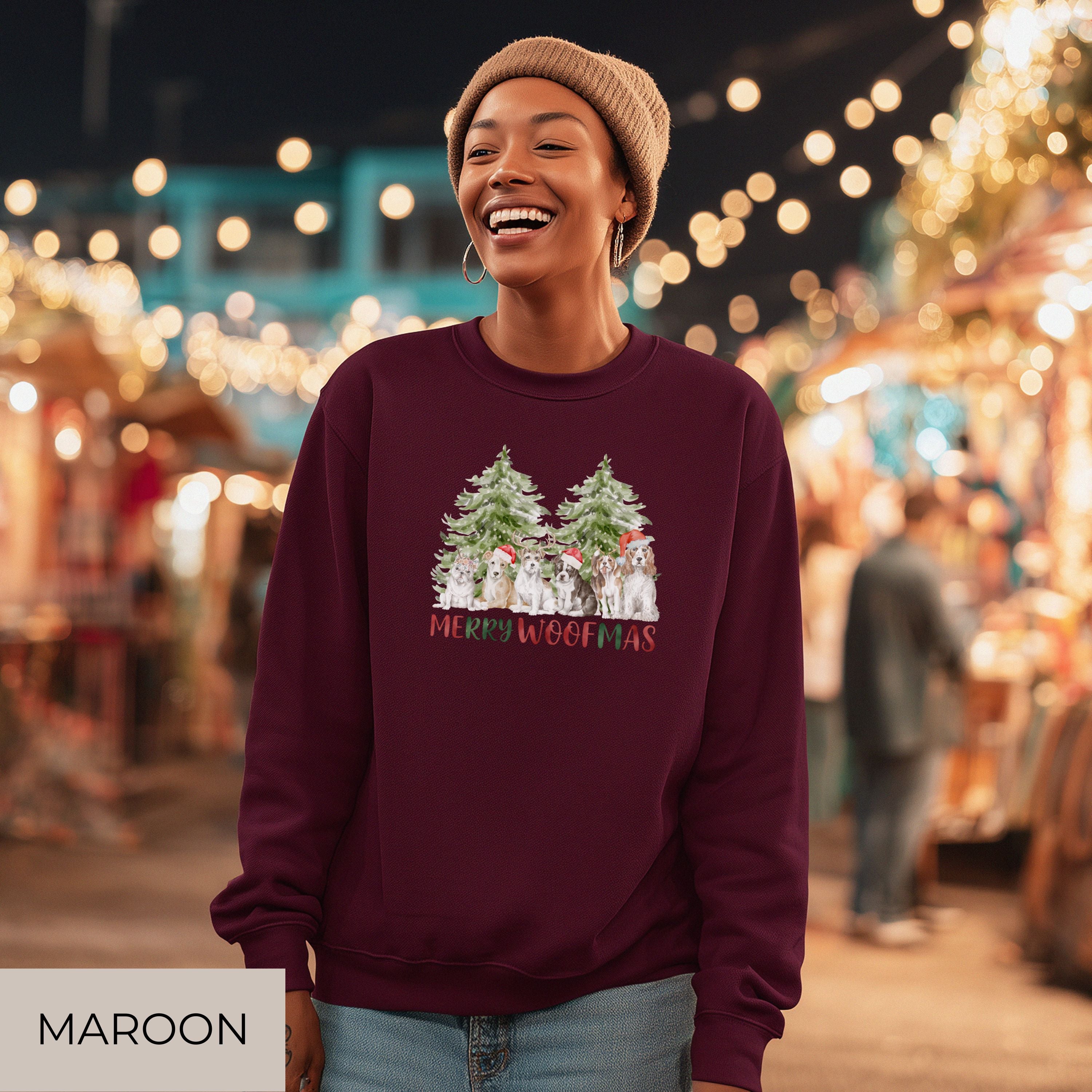 dog lover gift, dog lover shirt, dog Sweatshirt, gift for him, gift for her, ugly sweater, christmas sweatshirt, merry and bright, christmas sweater, christmas hoodie, christmas shirt, christmas vacation, christmas gifts