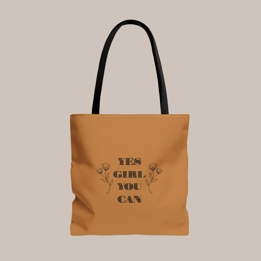 Yes Girl You Can Tote Bag – Motivational Shopper Bag - BRAUN