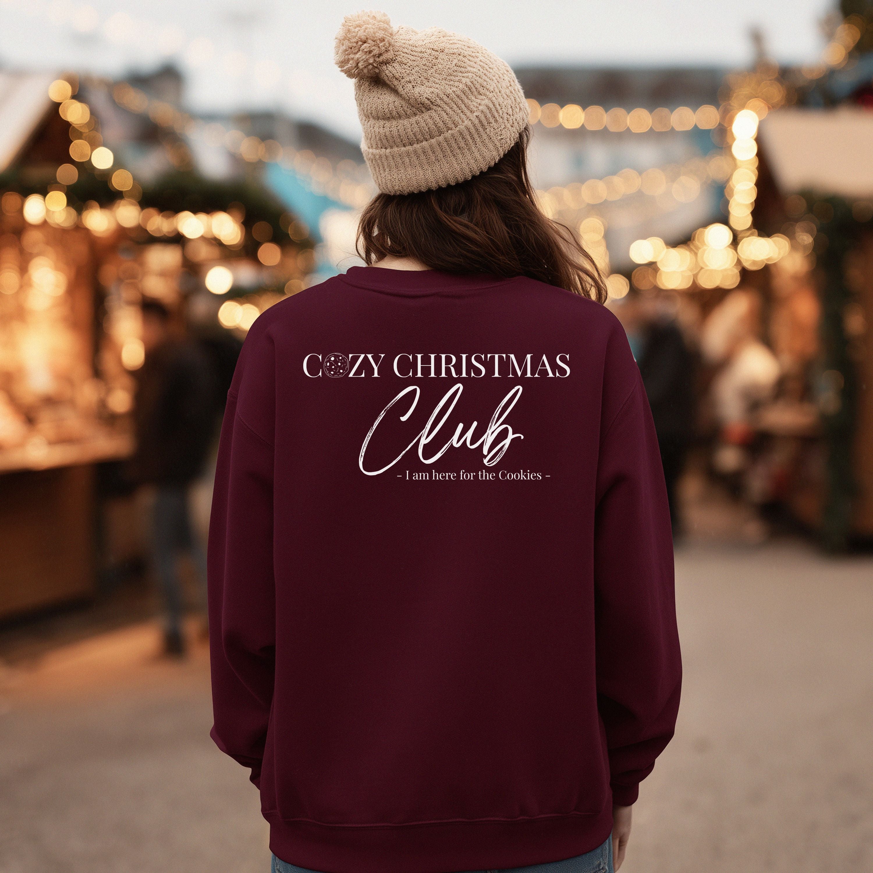 gift for him, gift for her, ugly sweater, christmas sweatshirt, merry and bright, gift for mom, christmas sweater, tis the season shirt, christmas hoodie, christmas shirt, cozy season shirt, christmas vacation, christmas cookies