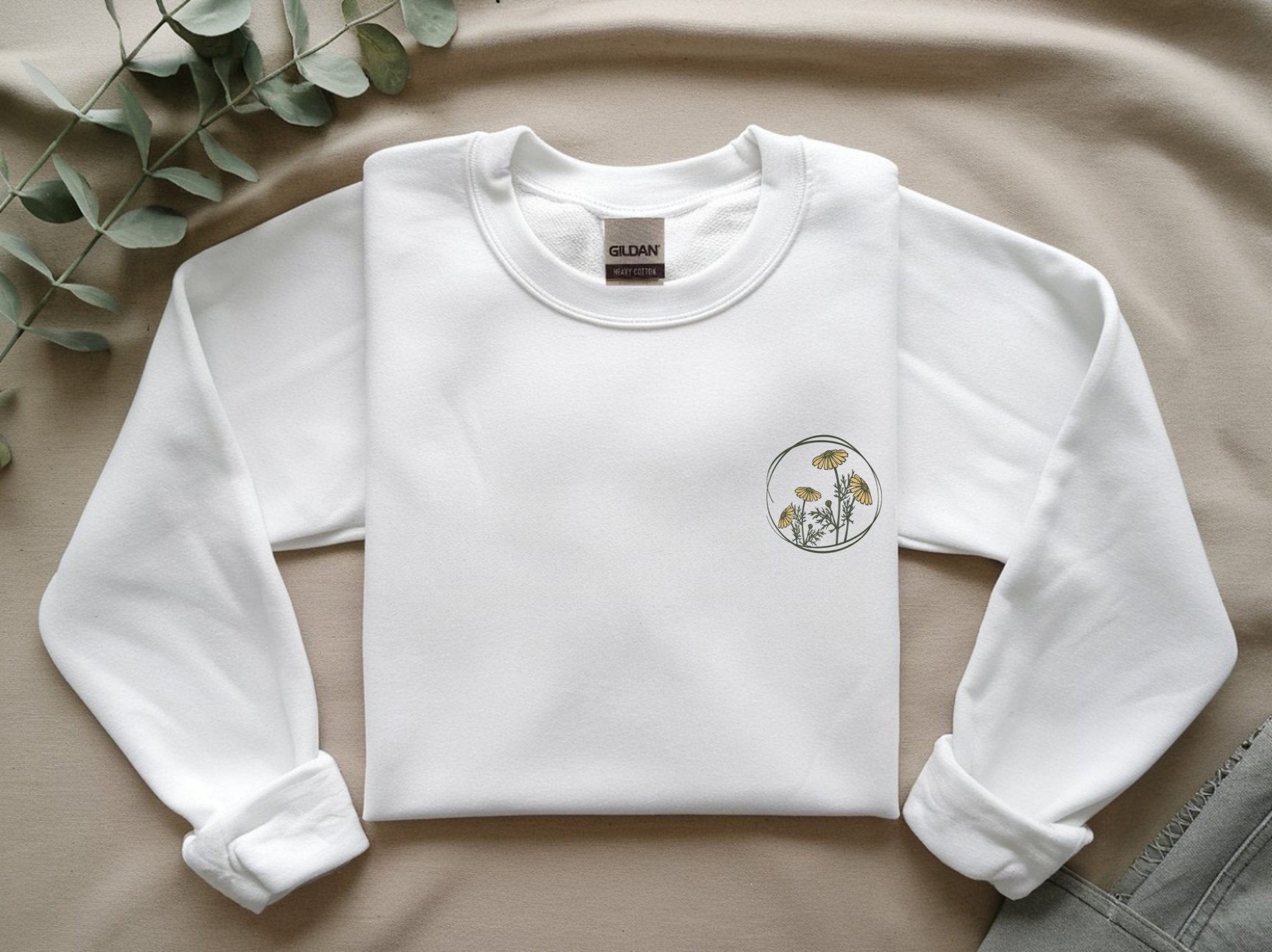 Be Kind To Yourself Sweater • Floral Botanical Pullover - SoulDesignsAnnabel