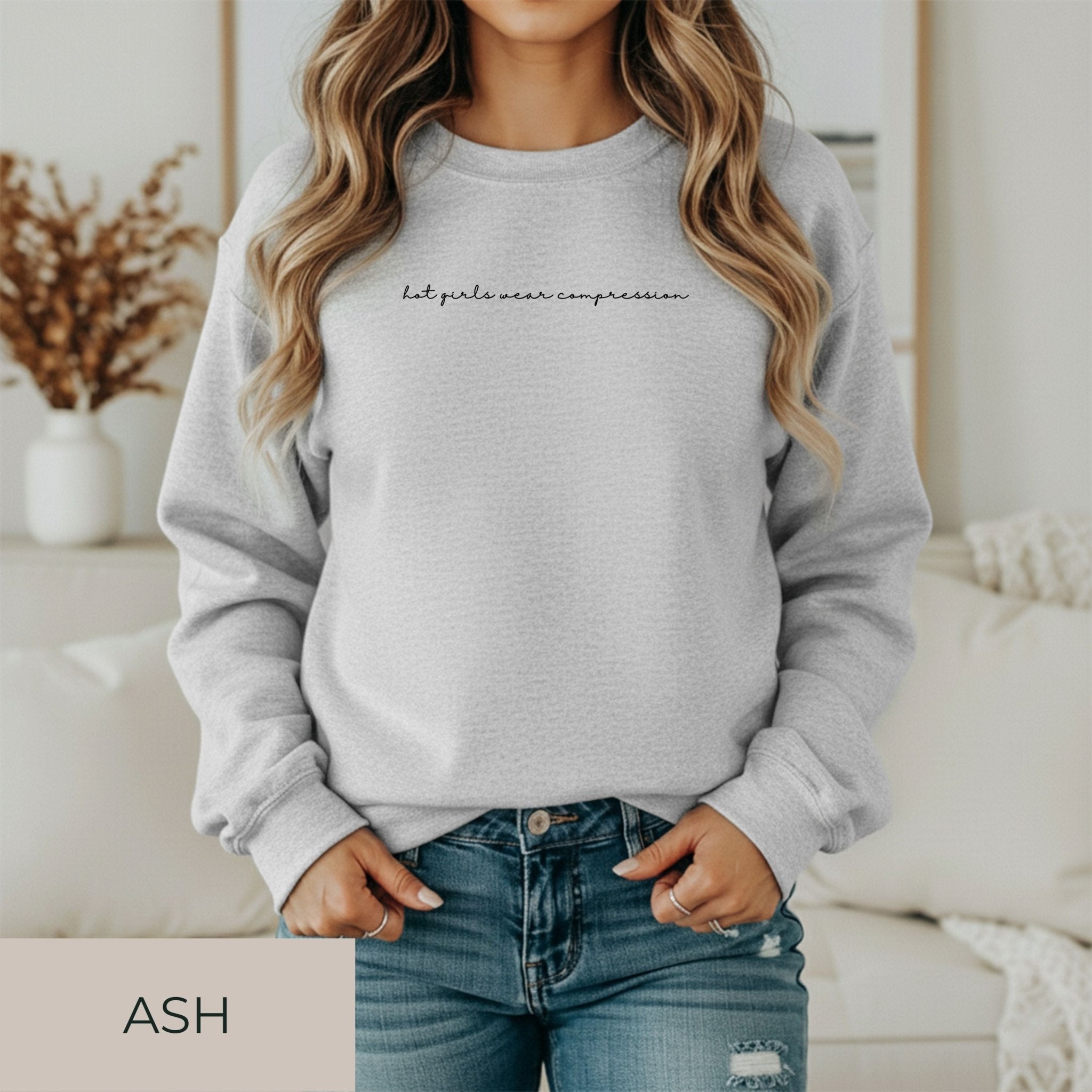 Hot Girls Wear Compression Sweatshirt | Lipödem Awareness Pullover | USA - SoulDesignsAnnabel