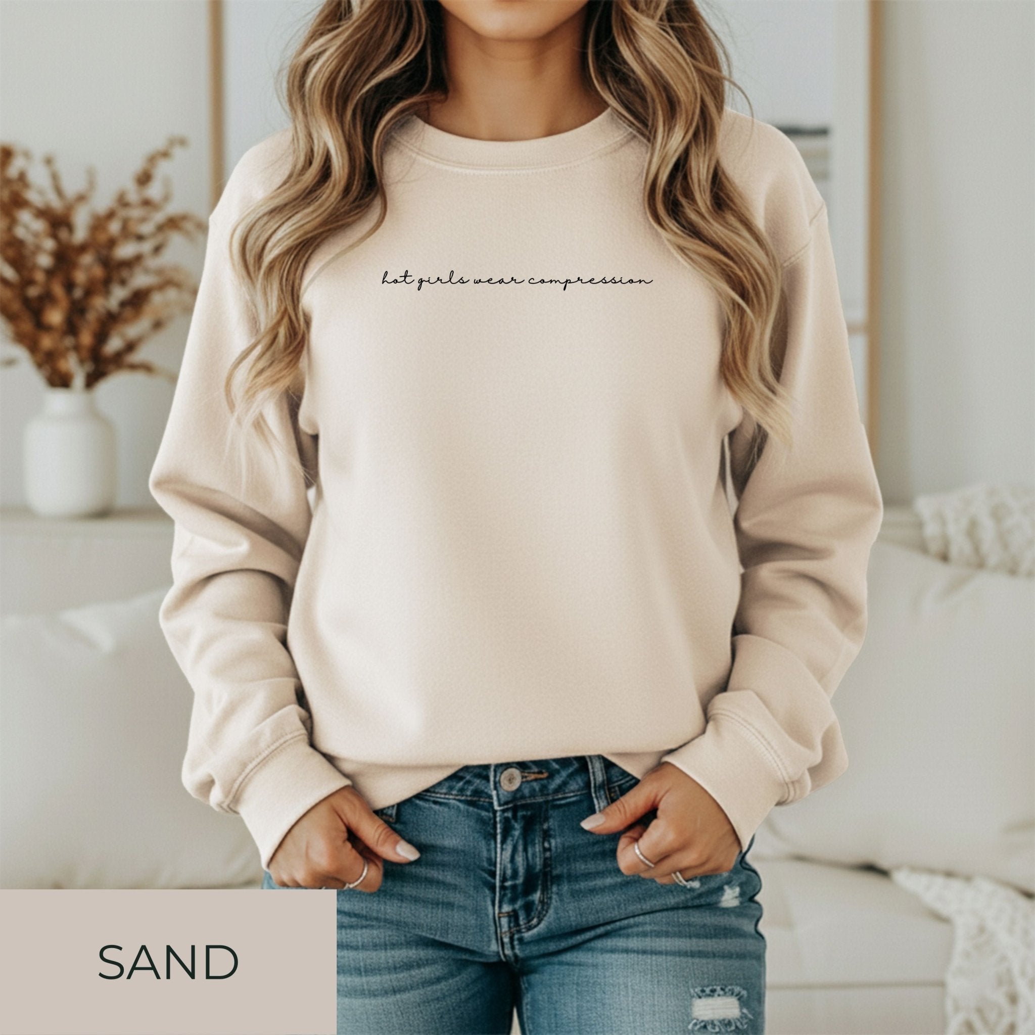 Hot Girls Wear Compression Sweatshirt | Lipödem Awareness Pullover | USA - SoulDesignsAnnabel