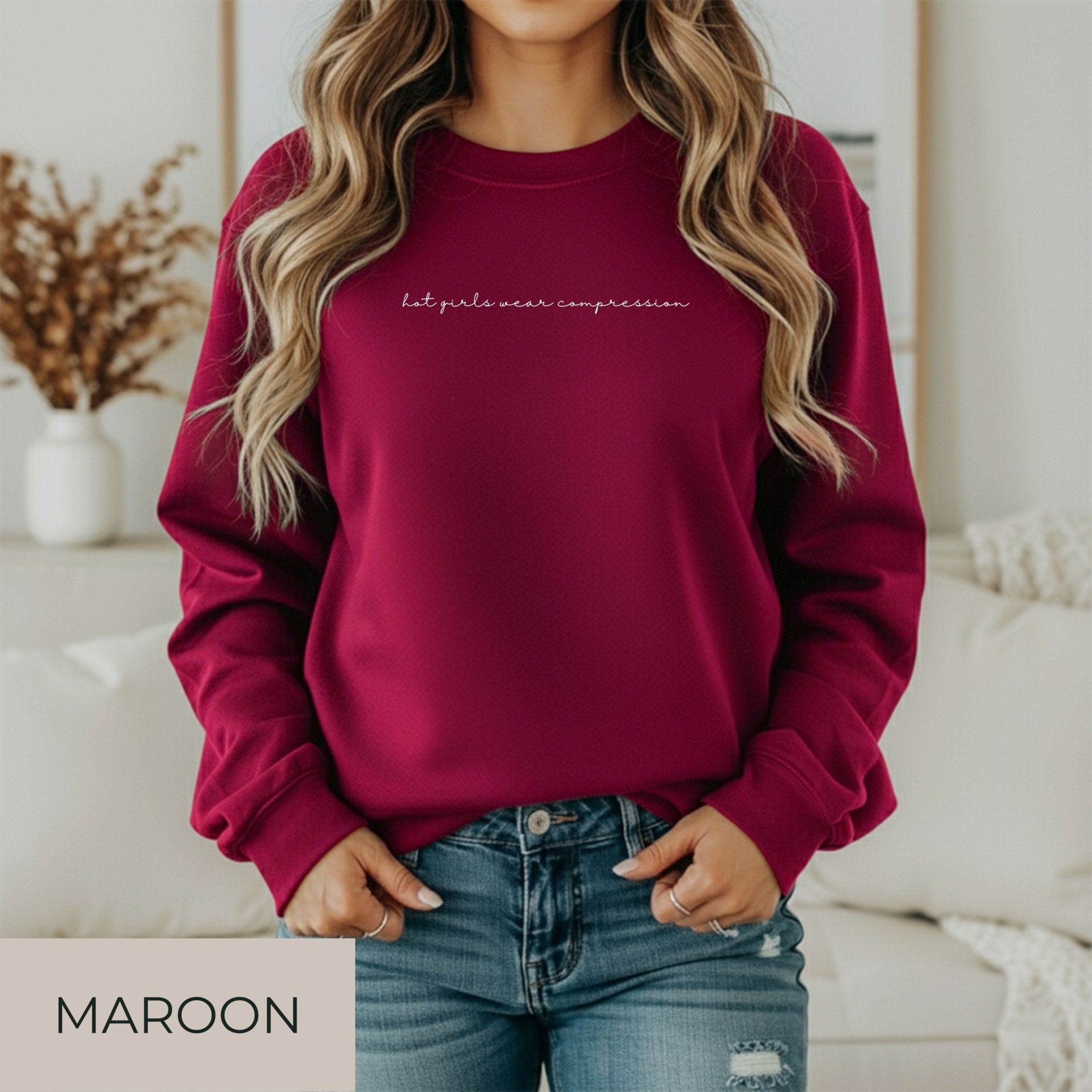 Hot Girls Wear Compression Sweatshirt | Lipödem Awareness Pullover | USA - SoulDesignsAnnabel