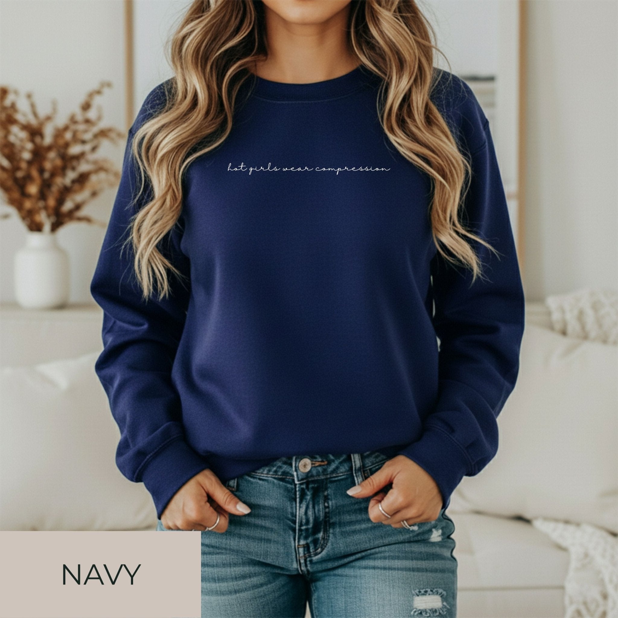 Hot Girls Wear Compression Sweatshirt | Lipödem Awareness Pullover | USA - SoulDesignsAnnabel